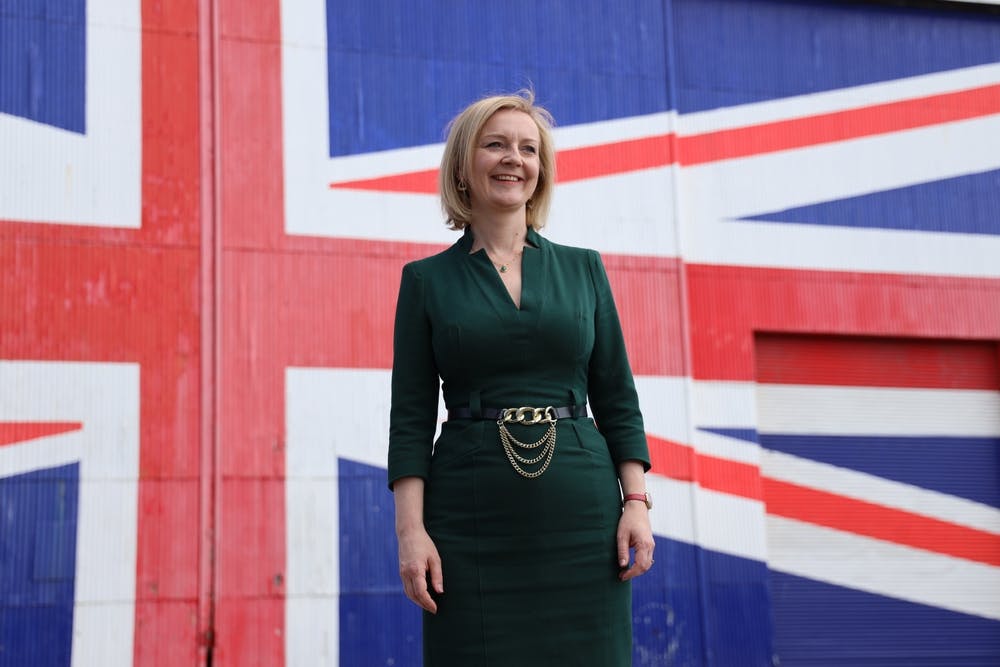 Conservative Party leadership candidate Liz Truss