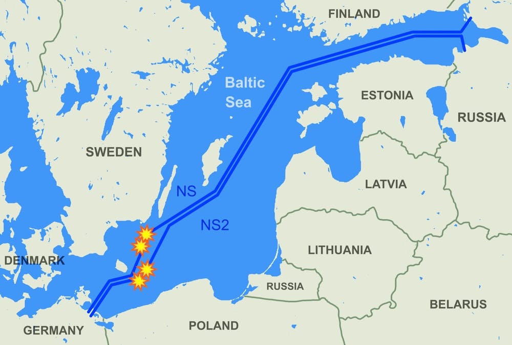 December 19 25 Jan 6 Committee Wraps Up JEF Summit And Baghdad II   Map Of Nord Stream Explosions 