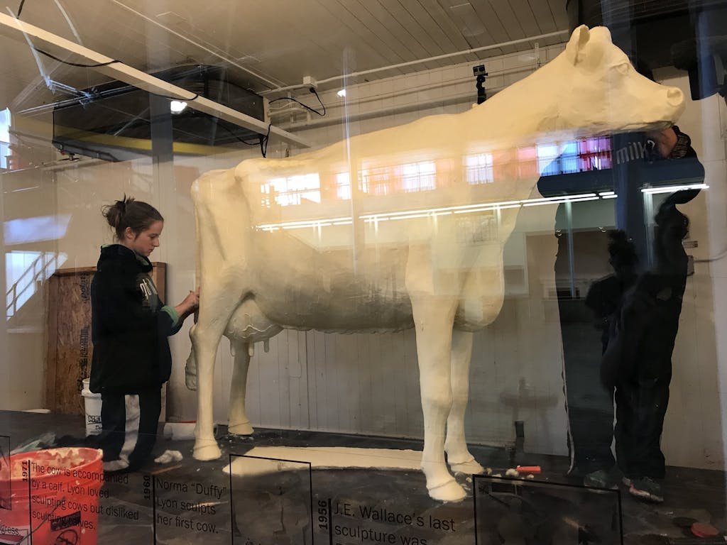 Iowa State Fair butter cow