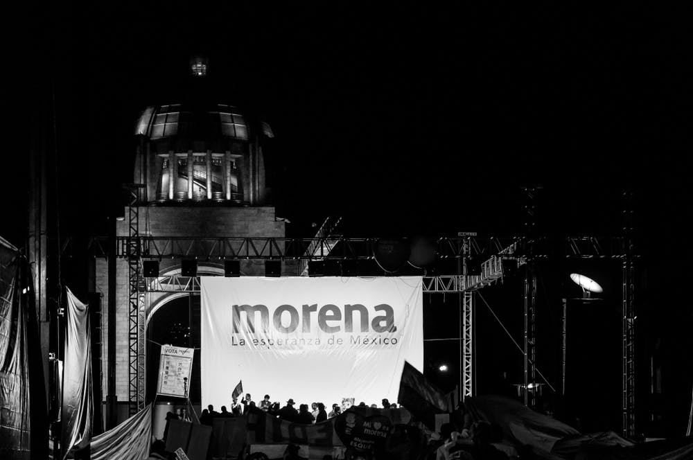 Morena party rally