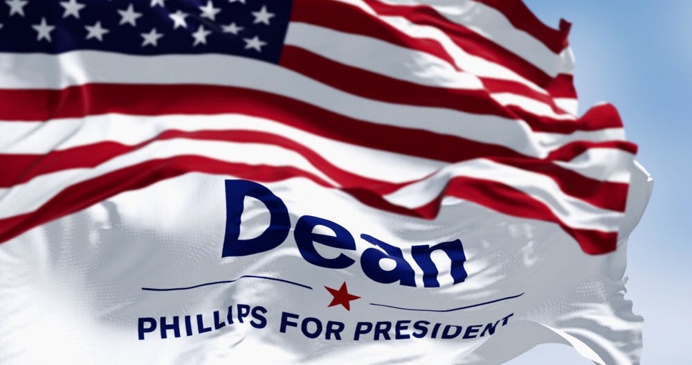 Dean Phillips campaign flag