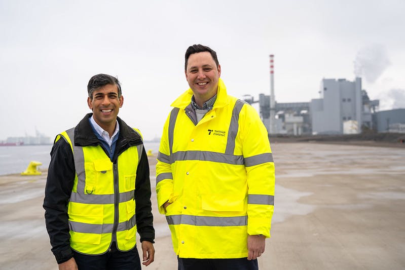 Rishi Sunak and Ben Houchen