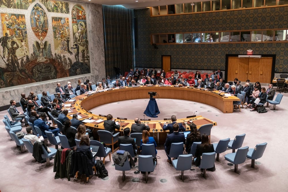 UN Security Council chamber