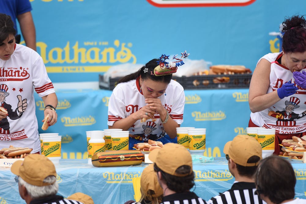 Nathan's contest competitors