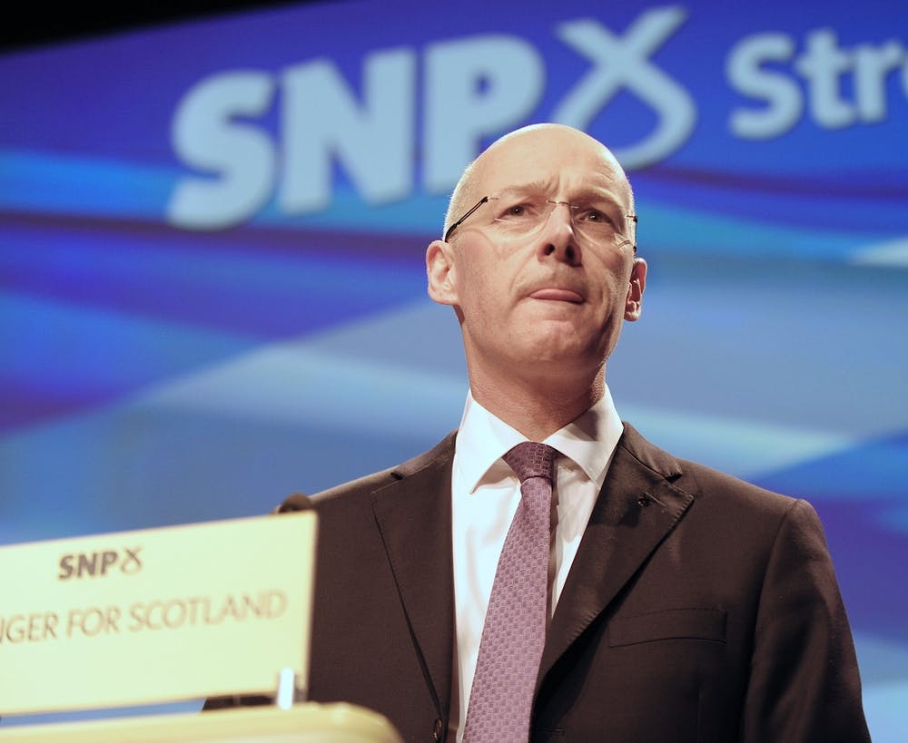 Scottish First Minister John Swinney