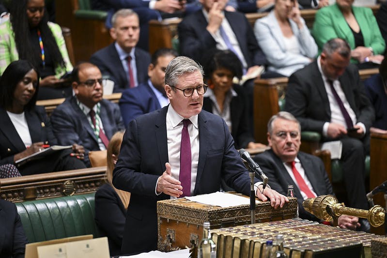 Keir Starmer speaks in the House of Commons