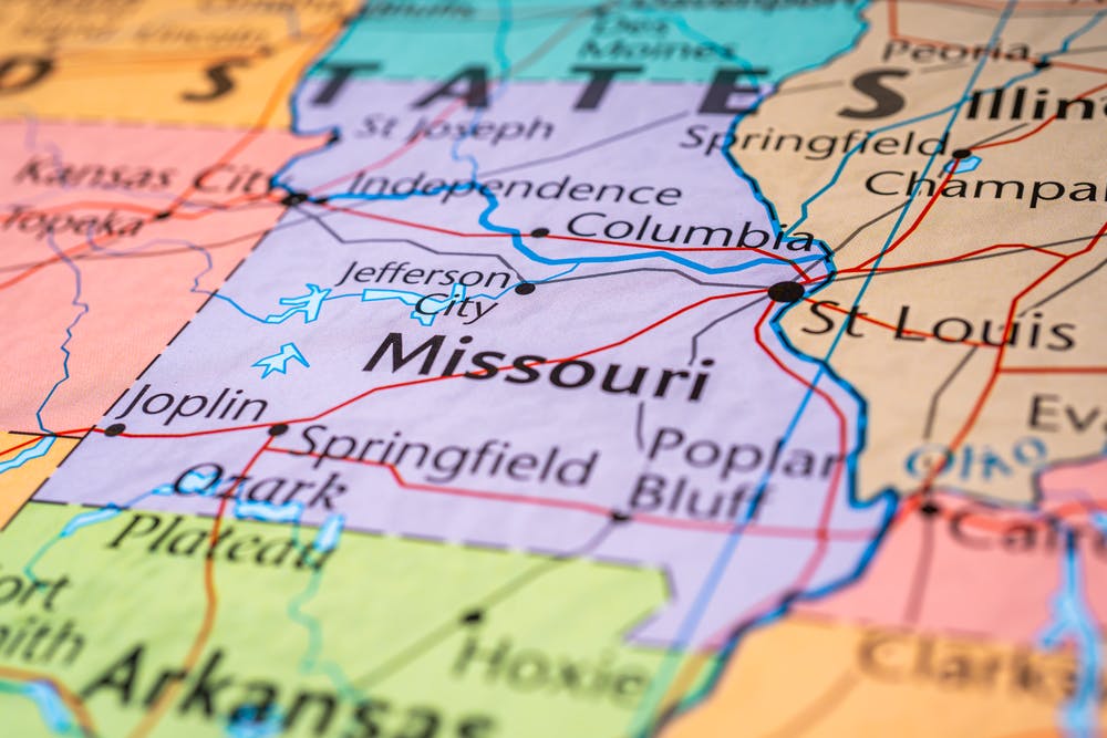 Missouri map