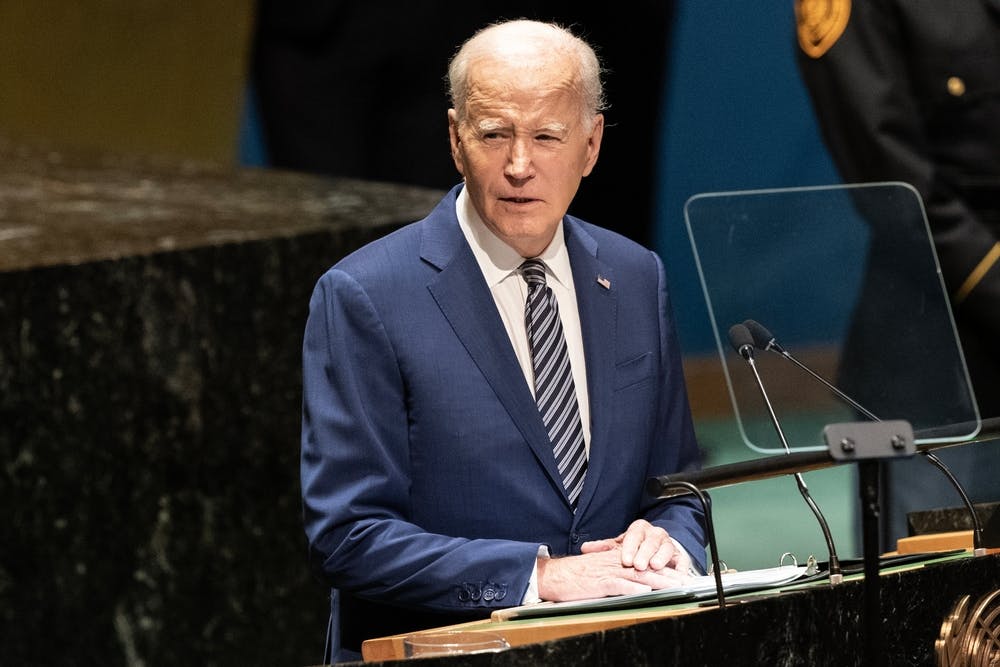 Joe Biden addresses the UNGA