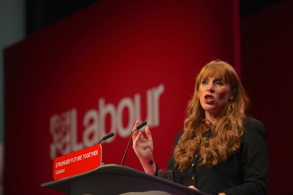 Angela Rayner addresses Labour Party conference