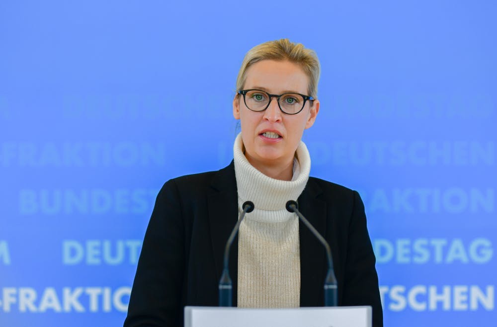 AfD candidate Alice Weidel