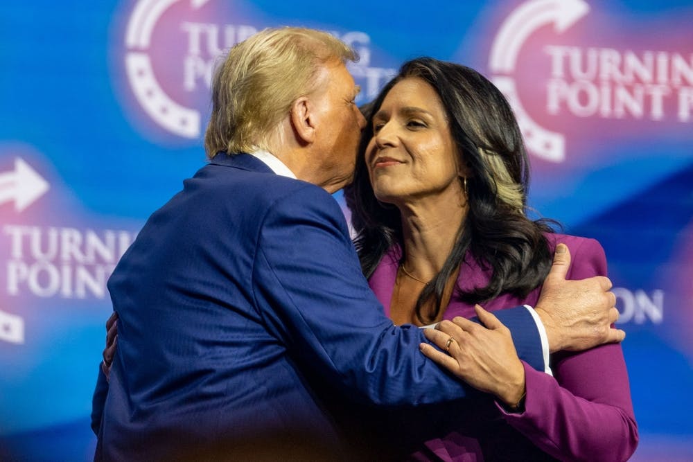 Donald Trump with Tulsi Gabbard